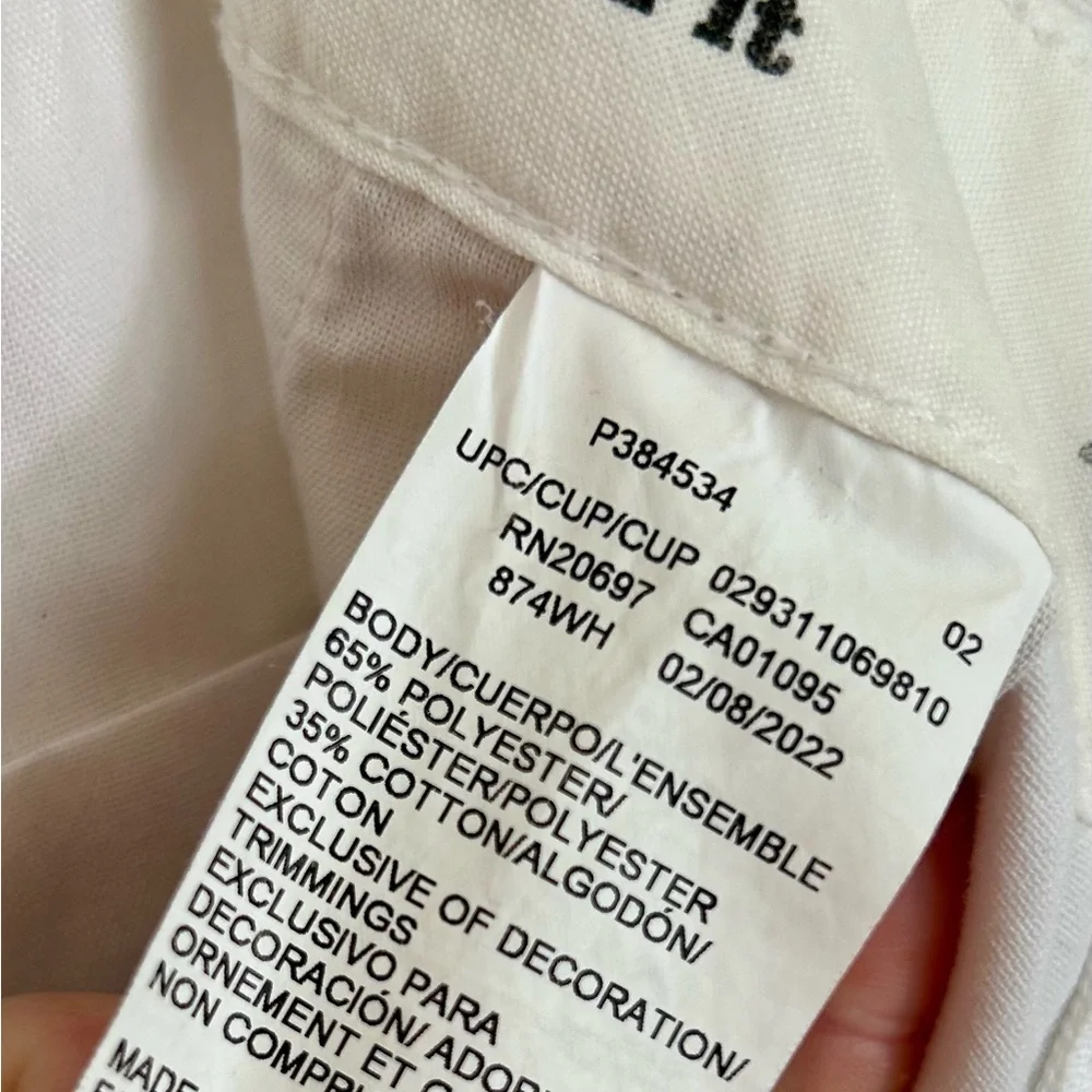 White Dickies Original 874 Straight-Leg Pants